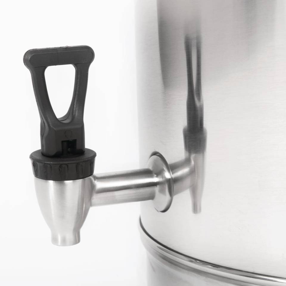 Close-up of a popcorn machine tap and body