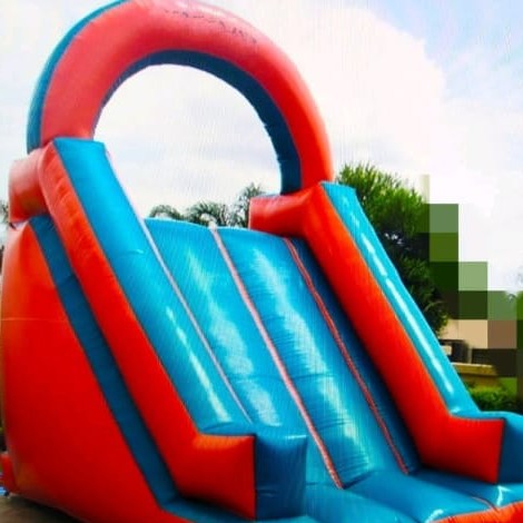 Colorful inflatable water slide for children's events