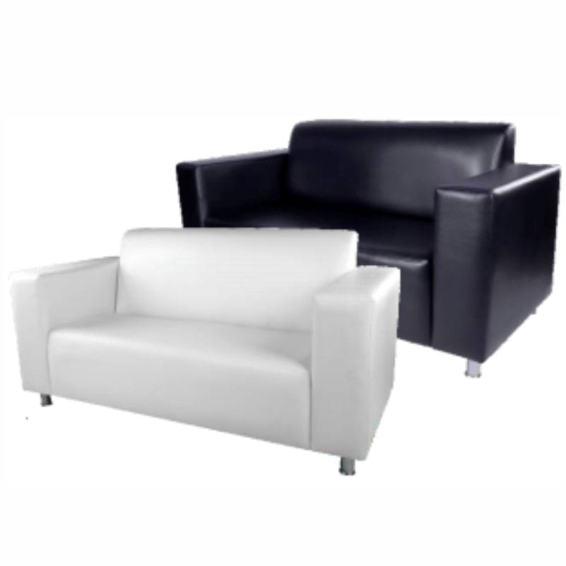 Black and white lounge seating options