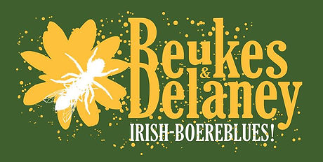Beukes & Delaney logo with floral and musical elements