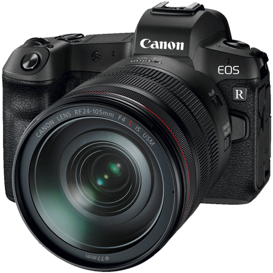 Canon EOS R camera with RF 24-105mm lens