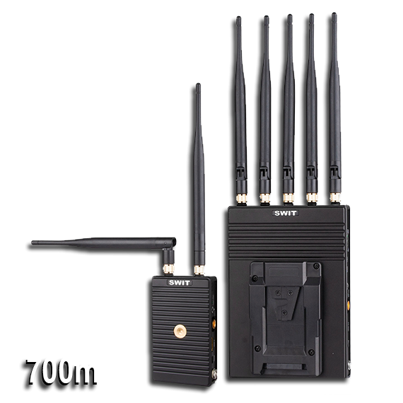 SWIT wireless video transmission system with antennas
