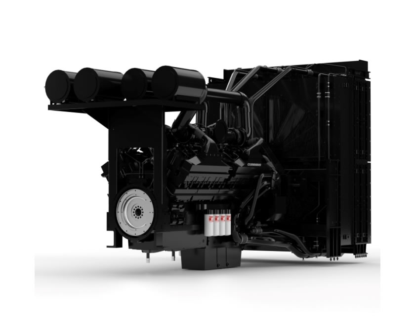 High-quality diesel generator unit with intricate components