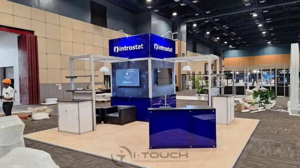 Custom exhibition stand design by I-Touch 360