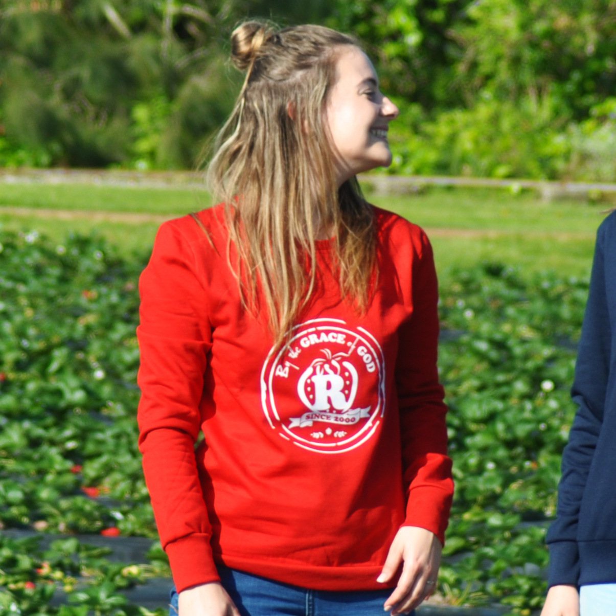 Kids participating in strawberry picking at Redberry Farm