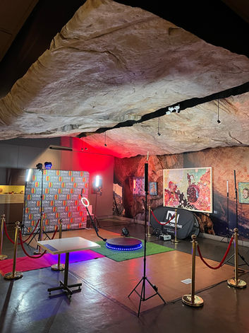 Interior setup of Meeds 360 PhotoBooth