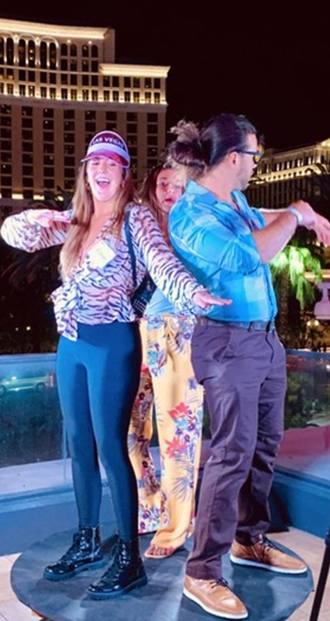 Guests enjoying a 360° video booth experience