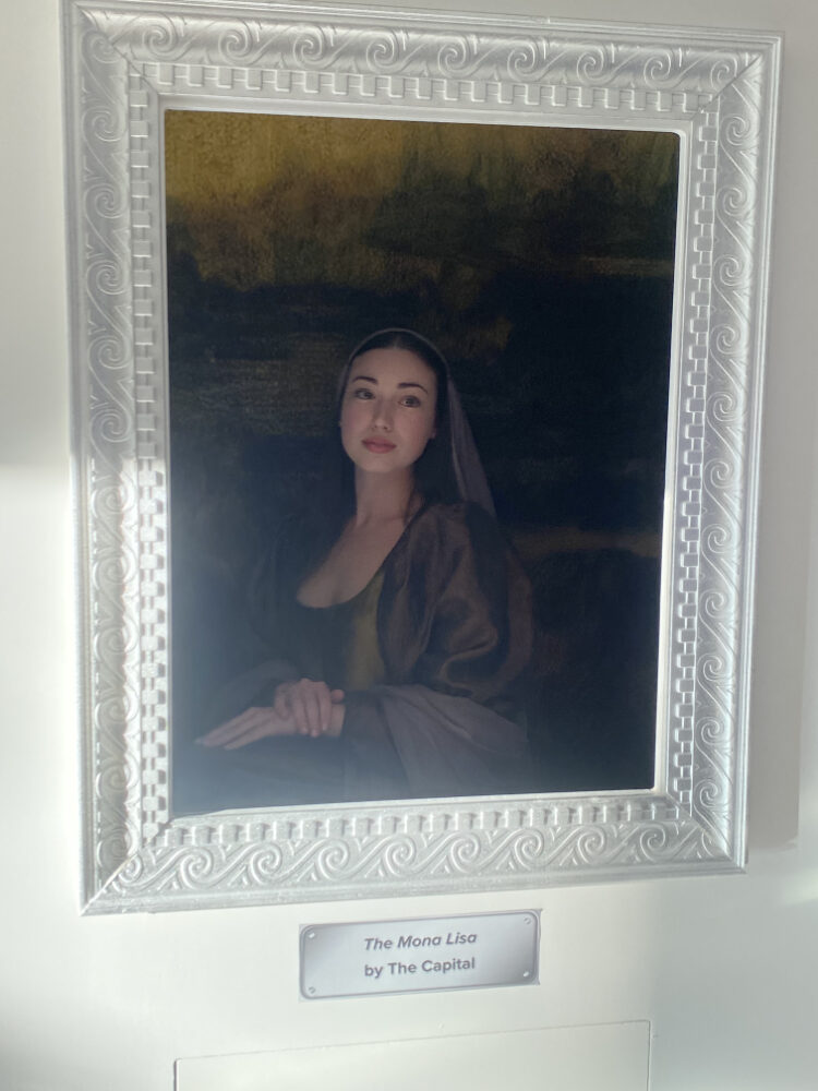 Framed painting of the Mona Lisa by The Capital