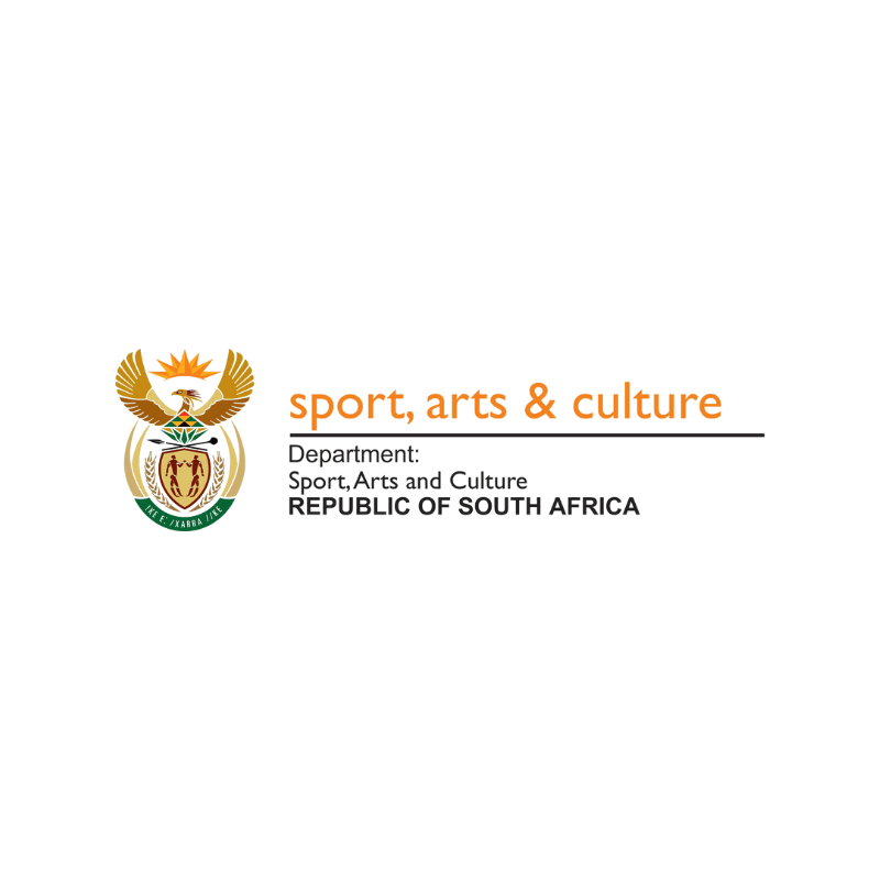 Logo of the Department of Sport, Arts and Culture, Republic of South Africa