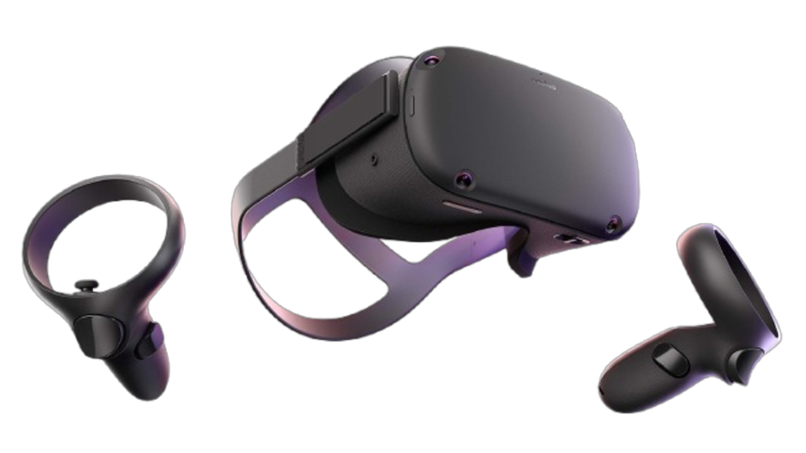 Oculus Quest 2 VR headset and controllers