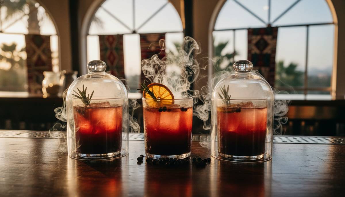 Smoked drinks for a wizard party