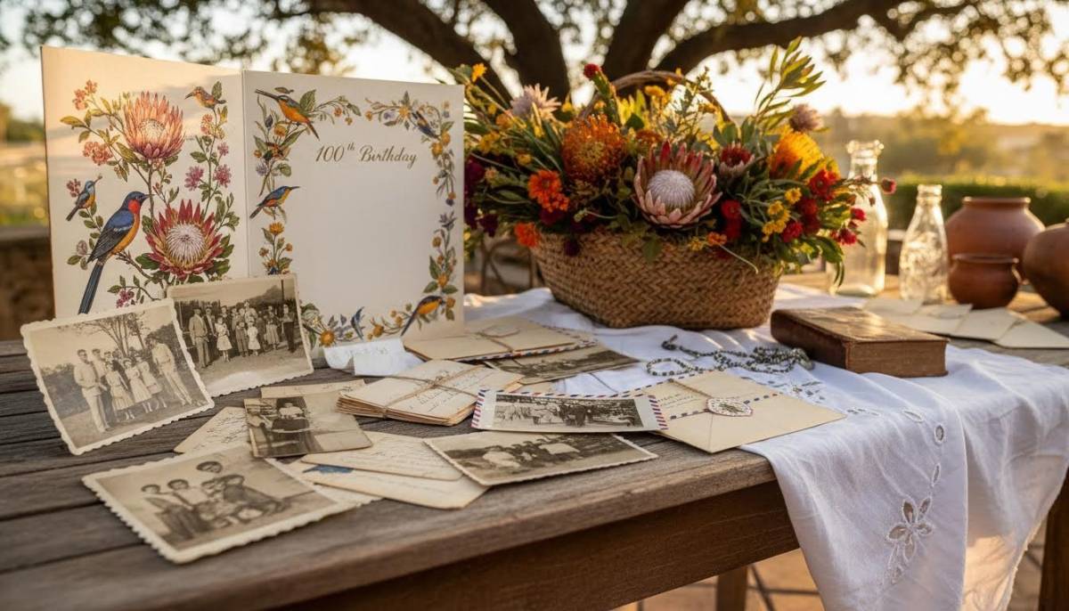 A memory table for a 100th birthday