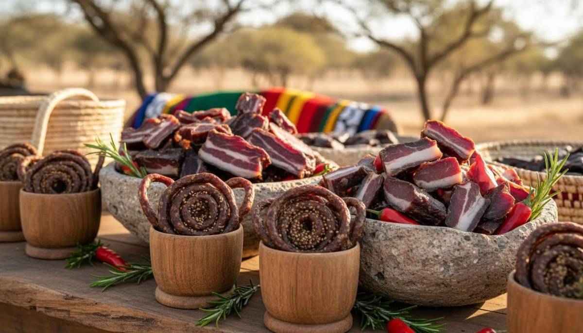 Droewors cups and biltong bowls