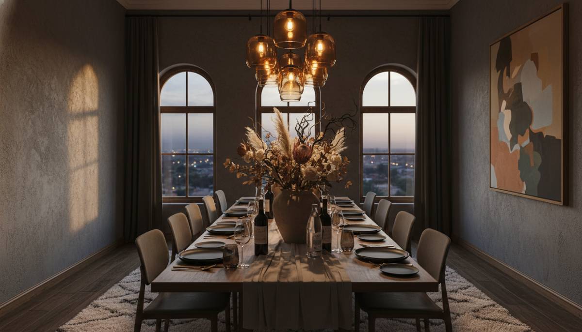 Private dining room set for a 25th birthday