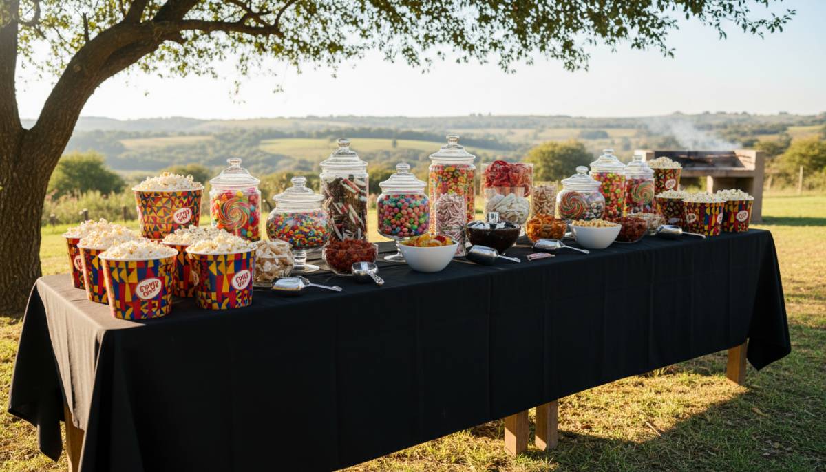Cinema snack bar for a 25th birthday