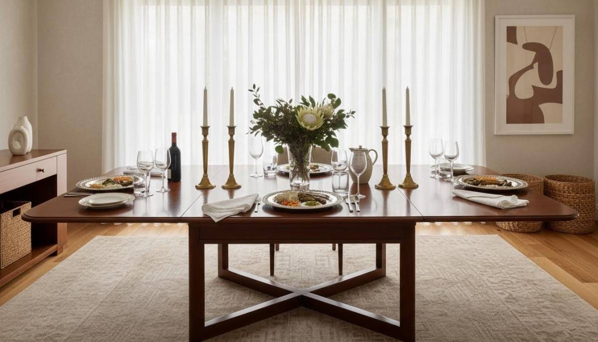 Small luxury Passover dinner at home