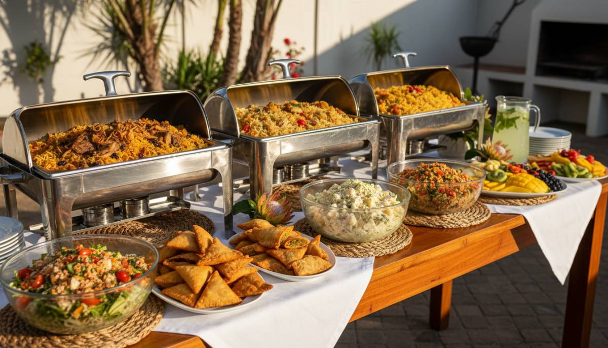 Halaal lunch buffet for birthday party