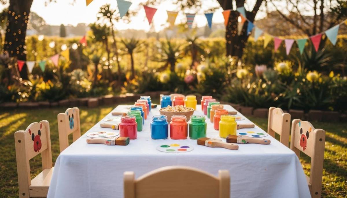 Mini play dough jars and small paint brushes