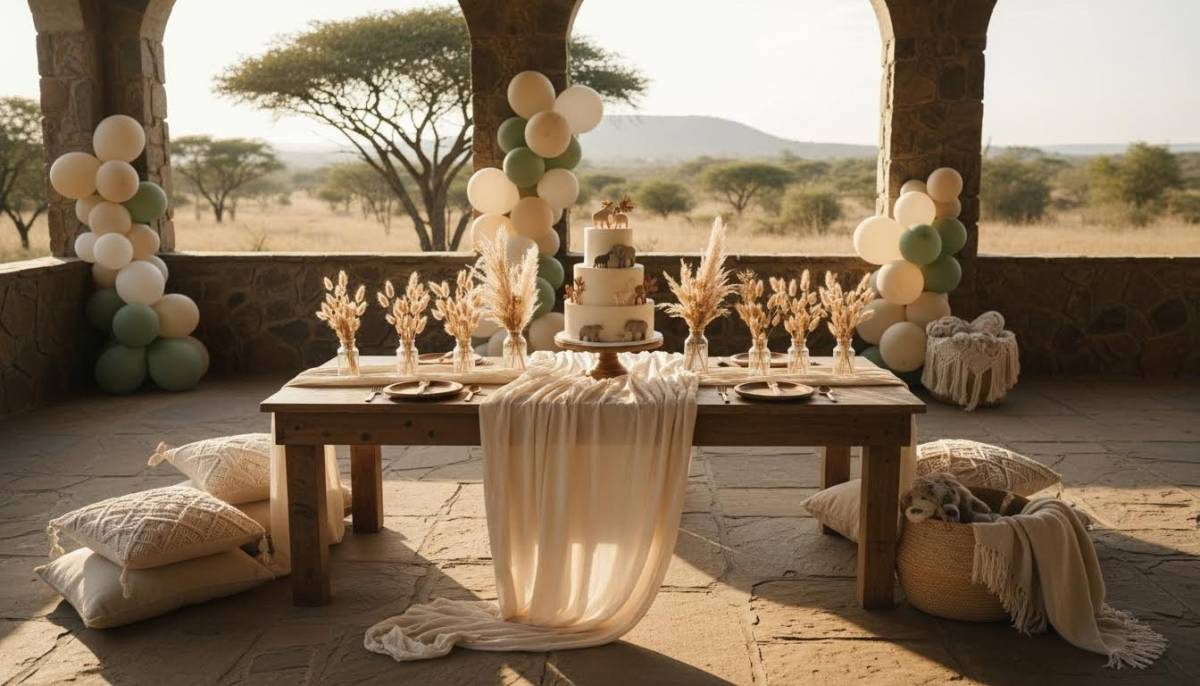 Clubhouse cake table for toddler party