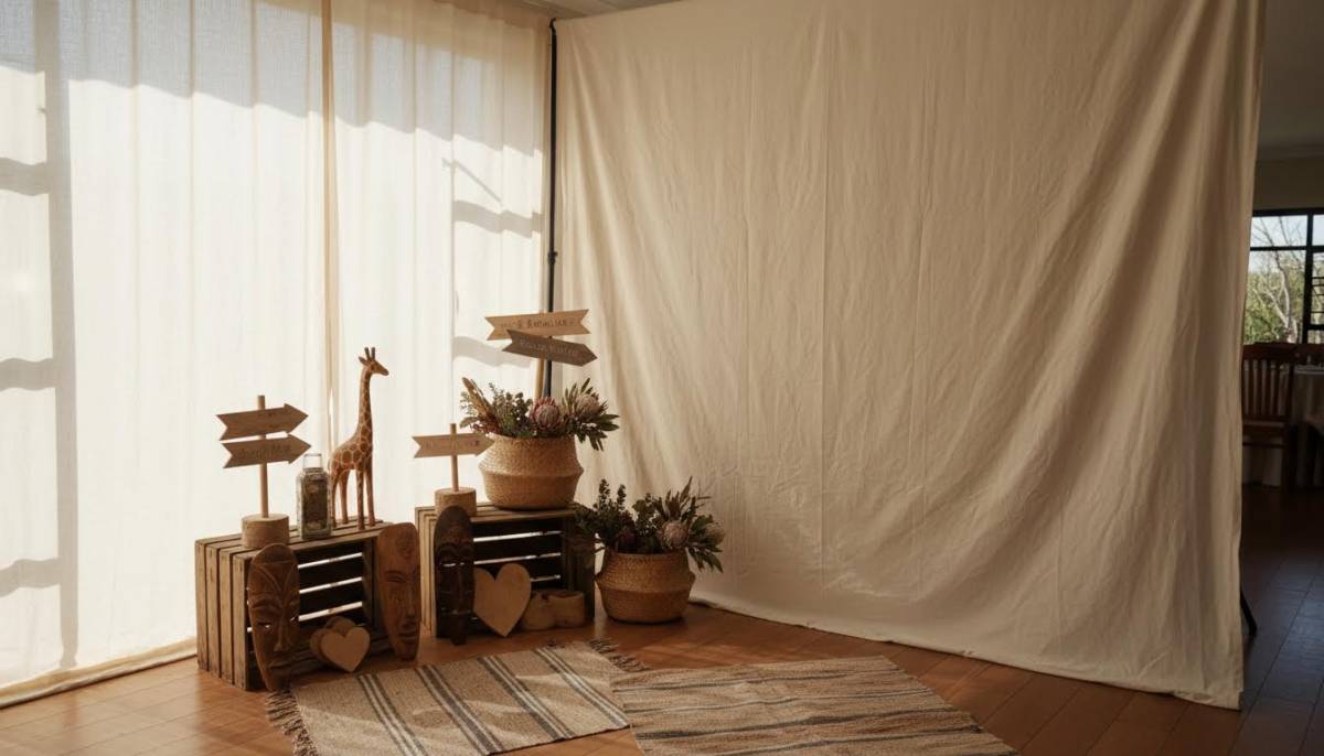 Simple photobooth corner