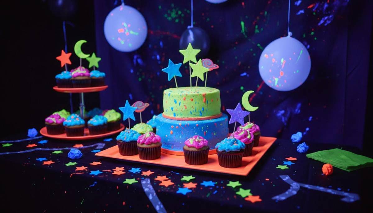 Close-up party theme detail