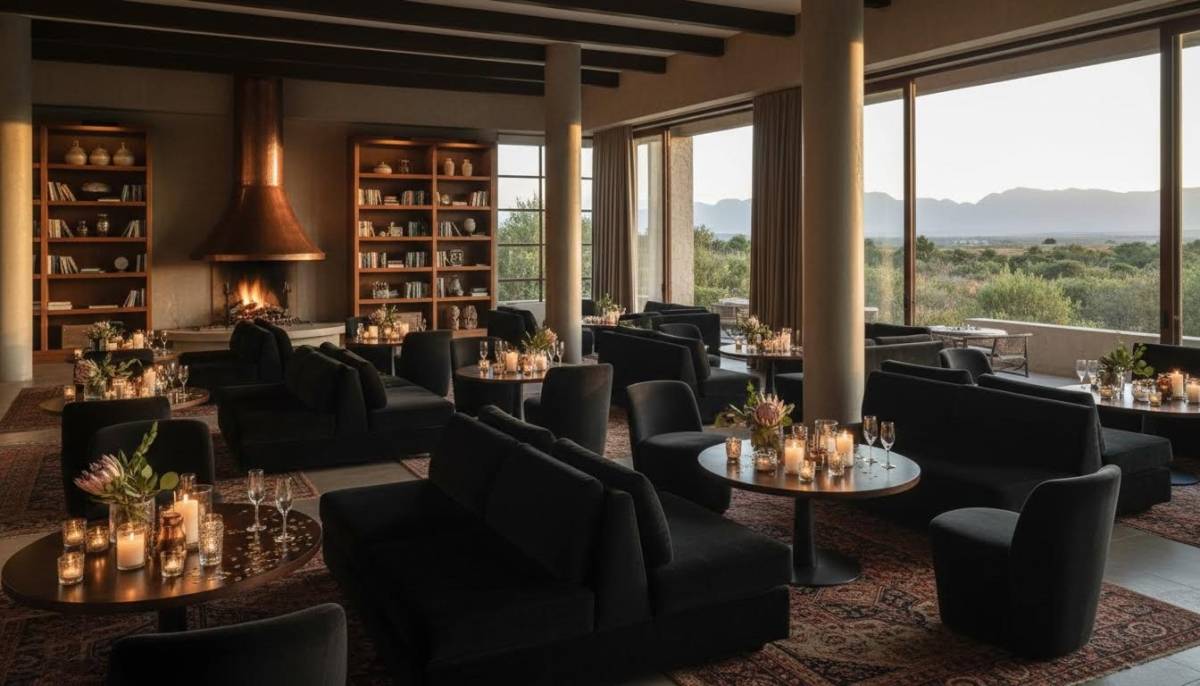 Clubhouse lounge setup