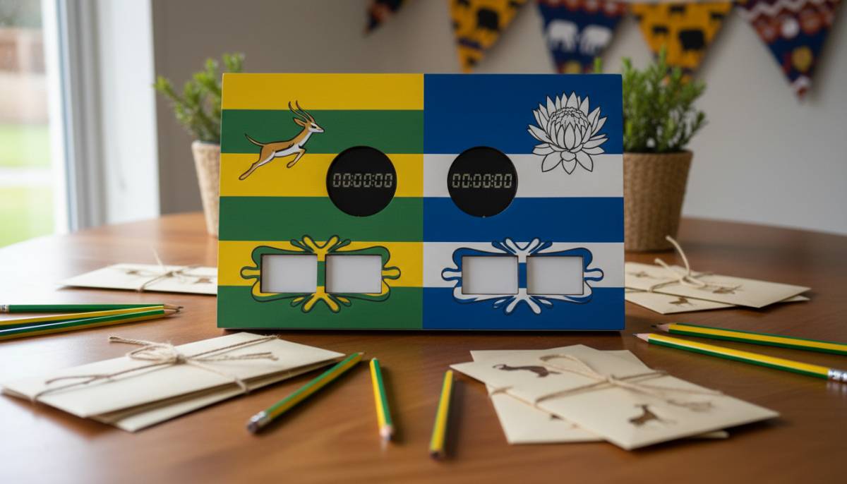 Scoreboard for a learning party game
