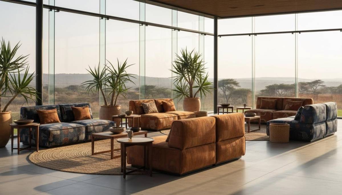 Lounge cluster for corporate guests