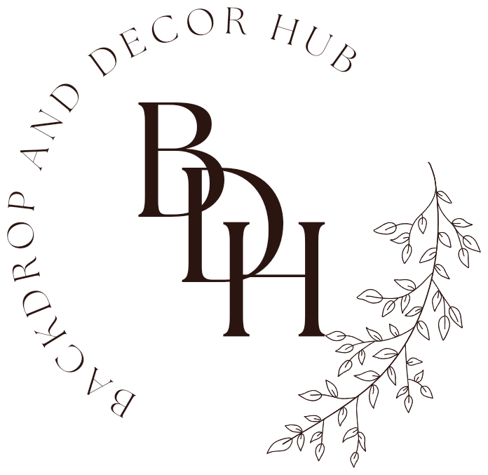 Backdrop and Décor Hub logo