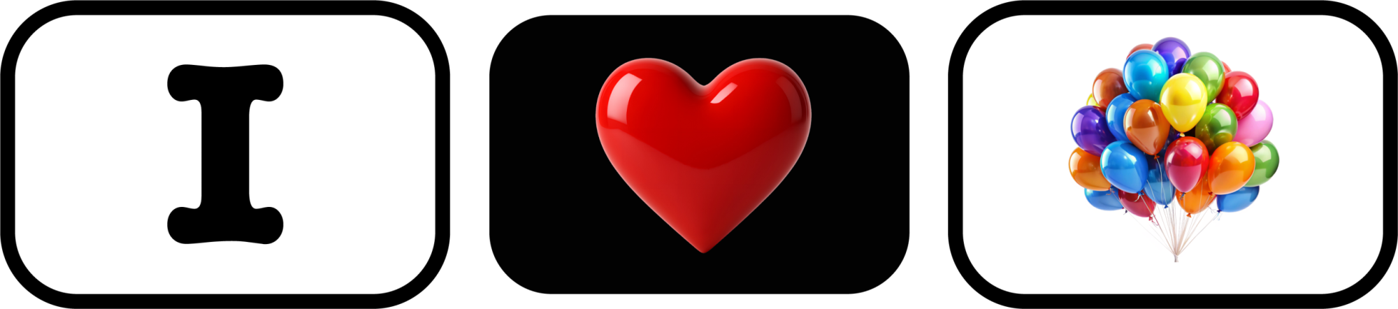 I Love Balloons logo