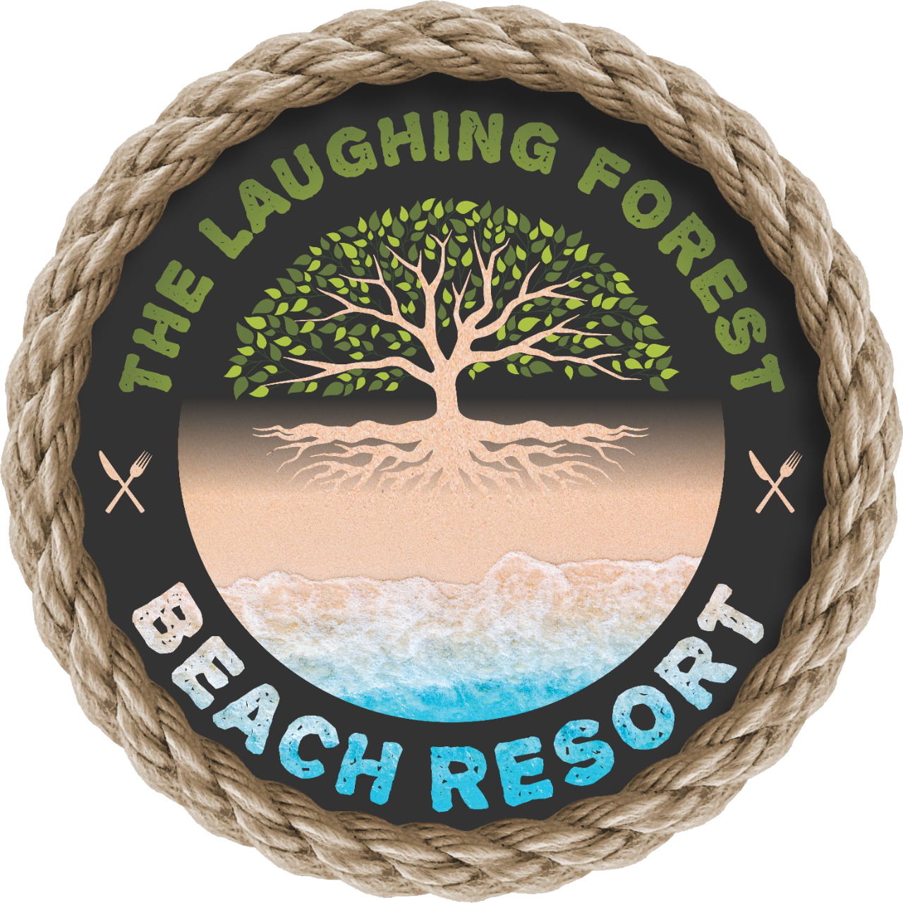 Welcome to the Laughing Forest logo