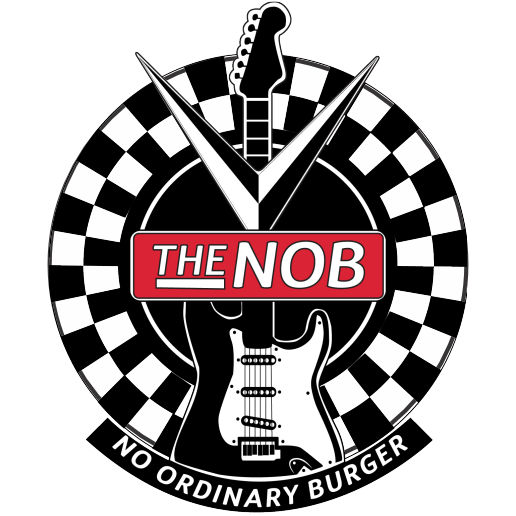 The Nob Burger - NO ORDINARY BURGER logo
